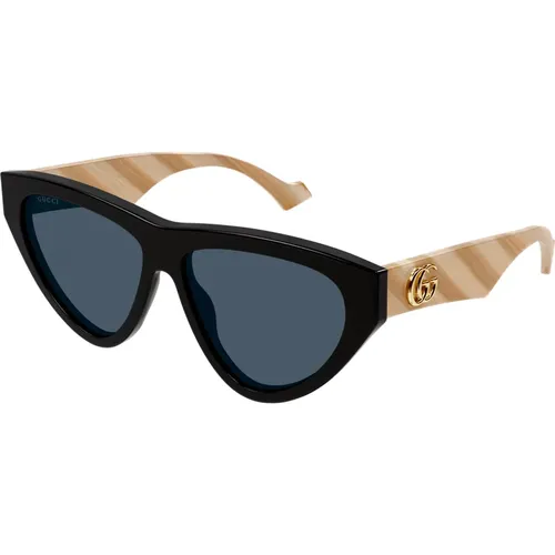 Cat Eye Sunglasses Trendy Urban Style , unisex, Sizes: 58 MM - Gucci - Modalova