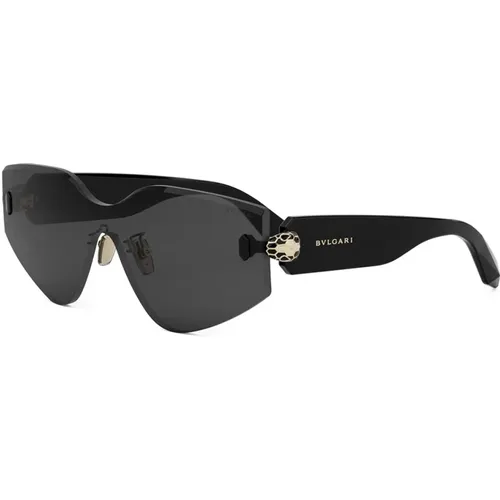 Serpenti Sunglasses Dark Grey Lenses , unisex, Sizes: ONE SIZE - Bvlgari - Modalova