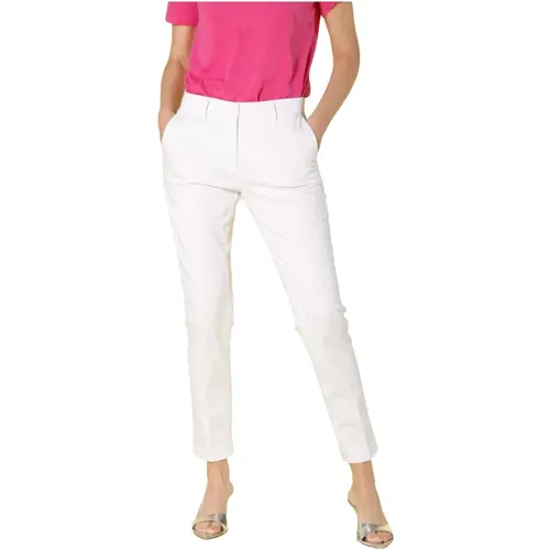 Slim Damen Chino Hose aus Stretch-Satin , Damen, Größe: XS - Mason's - Modalova