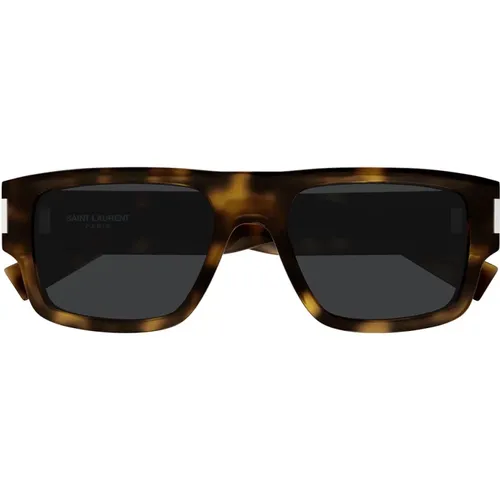 Quadratische Sonnenbrille SL 659 002 , Herren, Größe: 55 MM - Saint Laurent - Modalova
