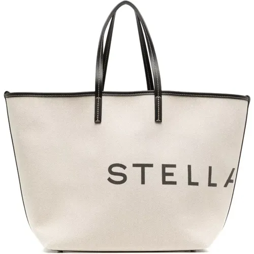 Tote Bag with Logo , female, Sizes: ONE SIZE - Stella Mccartney - Modalova