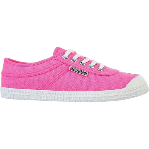 Originale Canvas Sneakers , Damen, Größe: 36 EU - Kawasaki - Modalova