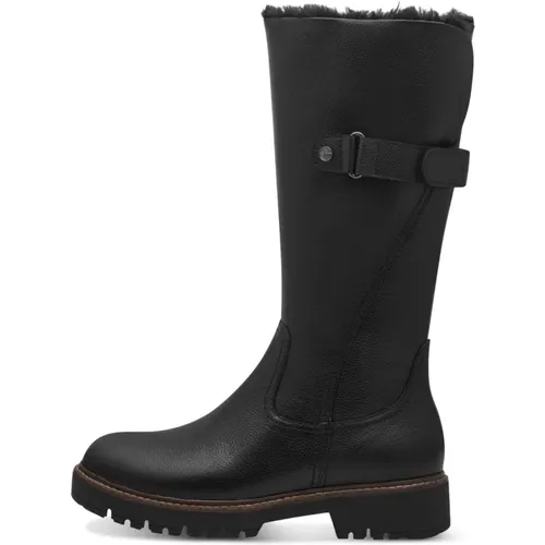 Modische Stiefel , Damen, Größe: 37 EU - tamaris - Modalova