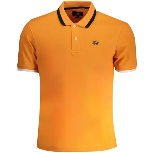 Slim Fit Polo Shirt mit Kontrastdetails , Herren, Größe: 2XL - LA MARTINA - Modalova