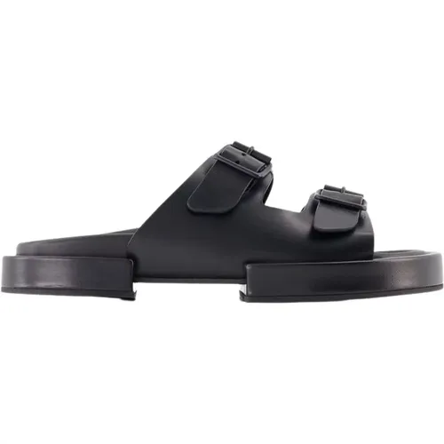 Block Henri Sandals - Leather , female, Sizes: 2 UK, 4 UK, 5 UK, 7 UK, 3 UK - Ann Demeulemeester - Modalova