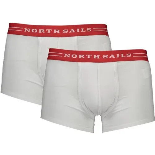 Cotton Boxershorts Bi-Pack with Logo , male, Sizes: XL, 2XL, S - North Sails - Modalova