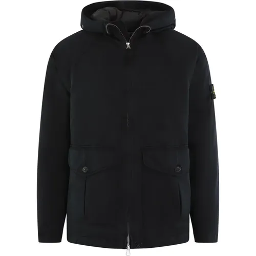 Real Down Jacket for Men , male, Sizes: L, M, XL - Stone Island - Modalova