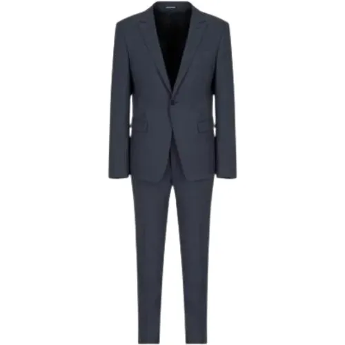 Slim Fit Single-Breasted Suit , male, Sizes: XL, L, S - Emporio Armani - Modalova