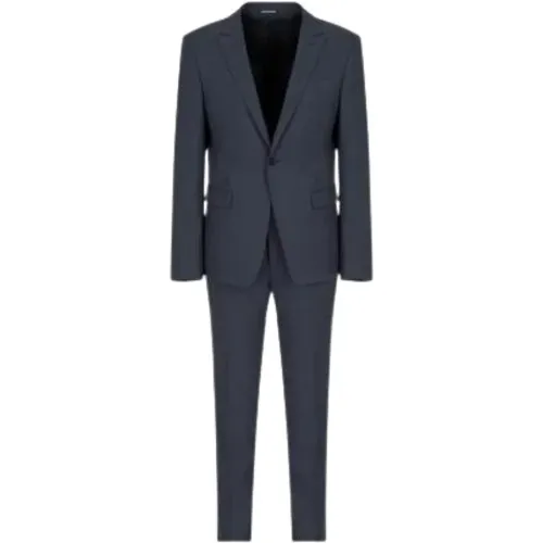 Slim Fit Single-Breasted Suit , male, Sizes: XL, L, S, 3XL - Emporio Armani - Modalova