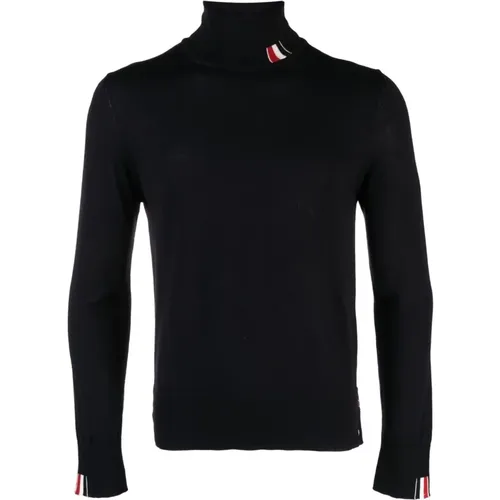 Virgin Wool Turtleneck , male, Sizes: XL - Thom Browne - Modalova