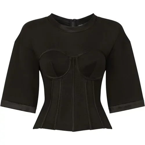 Arm T-Shirt , Damen, Größe: XL - Dolce & Gabbana - Modalova