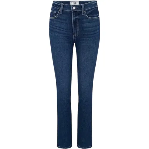 Straight Leg Jeans in Wash Soleil , female, Sizes: W25 - Paige - Modalova
