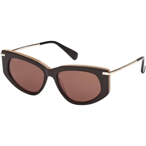 Dark Sunglasses with Lenses , female, Sizes: 54 MM - Max Mara - Modalova