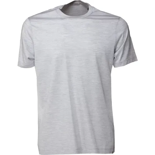 Luxury Silk Cotton T-shirt Riviera , male, Sizes: M, S - PAUL & SHARK - Modalova