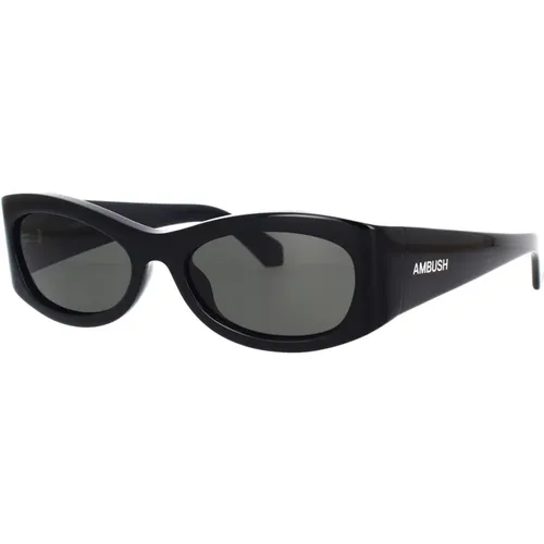 Vintage Oval Sunglasses Bernie , unisex, Sizes: 57 MM - Ambush - Modalova