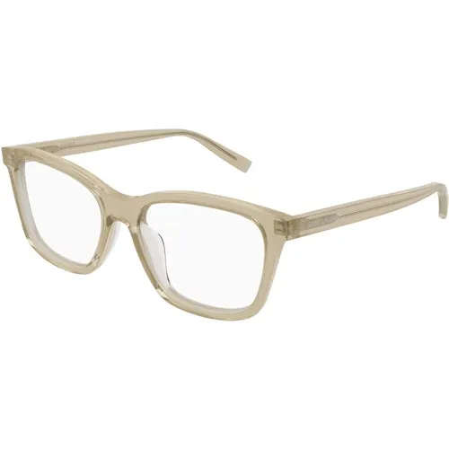 Transparent Eyewear Frames SL 482 , unisex, Sizes: 54 MM - Saint Laurent - Modalova