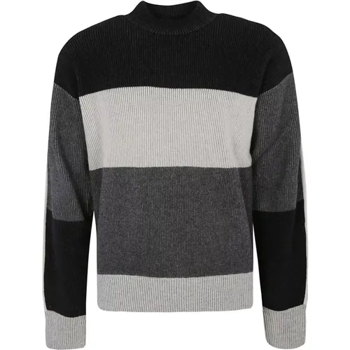 Logo Sweater in Block Colour , male, Sizes: M, S, XL - Ermenegildo Zegna - Modalova