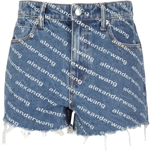 Chic Bite Shorts , female, Sizes: W24, W27, W26, W25 - alexander wang - Modalova