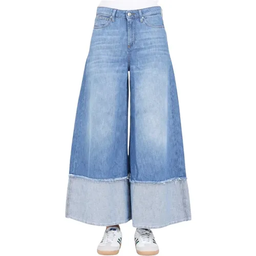 Wide Jeans , Damen, Größe: S - ViCOLO - Modalova