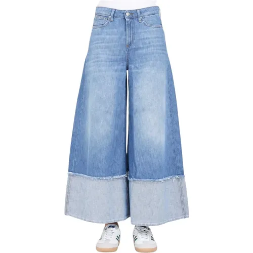 Wide Jeans , Damen, Größe: M - ViCOLO - Modalova
