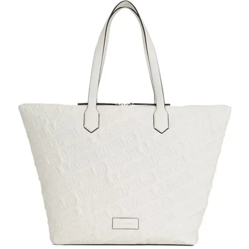 Large Essential Kuilt tote bag , female, Sizes: ONE SIZE - Karl Lagerfeld - Modalova