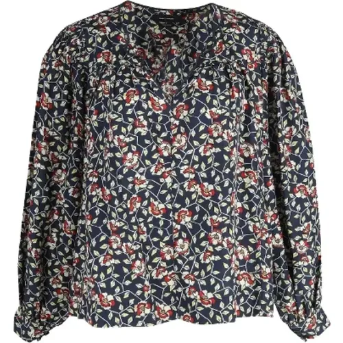 Floral Silk Top with Relaxed Fit , unisex, Sizes: M - Isabel Marant Pre-owned - Modalova