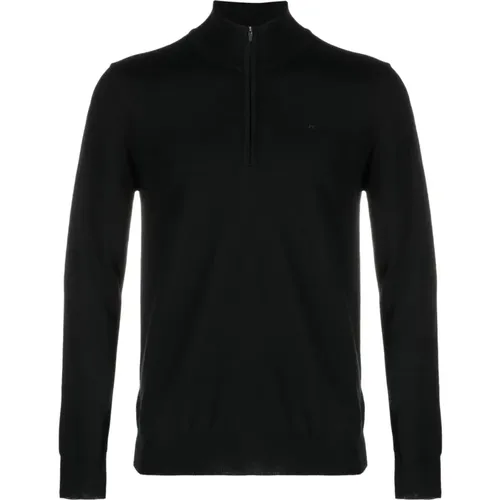 Wool Quarter Zip Sweater , male, Sizes: 2XL - J.LINDEBERG - Modalova