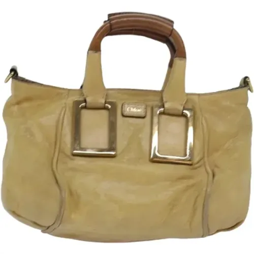 Pre-owned Leather totes , female, Sizes: ONE SIZE - Chloé Pre-owned - Modalova