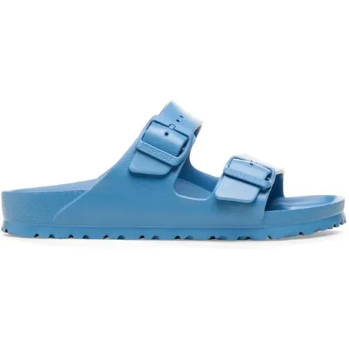 Double Buckle Rubber Sandals Lightweight , male, Sizes: 3 UK, 4 UK, 10 UK, 5 UK, 11 UK, 9 UK, 6 UK, 2 UK - Birkenstock - Modalova