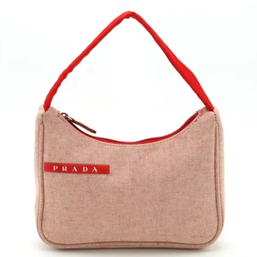 Pre-owned Canvas prada-bags , female, Sizes: ONE SIZE - Prada Vintage - Modalova