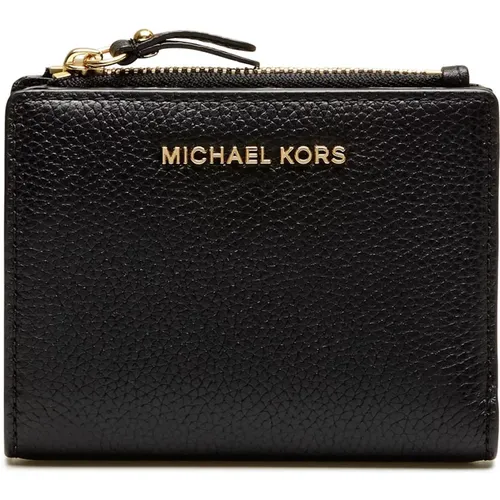 Hammered Leather Wallet , female, Sizes: ONE SIZE - Michael Kors - Modalova
