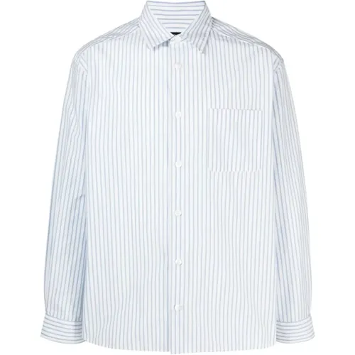 Striped Cotton Shirt , male, Sizes: L, M - A.p.c. - Modalova