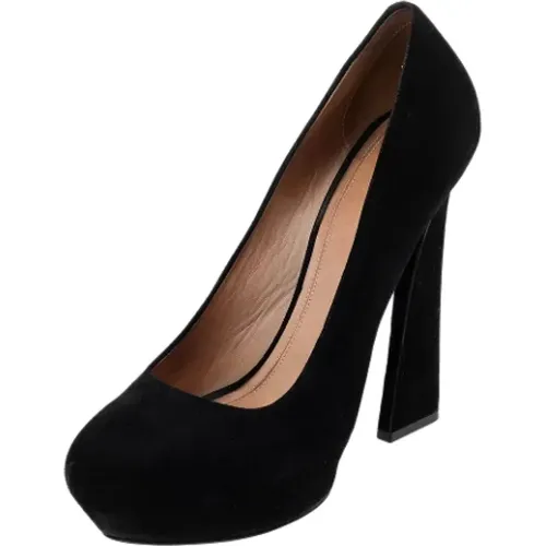 Pre-owned Suede heels , female, Sizes: 5 UK - Celine Vintage - Modalova