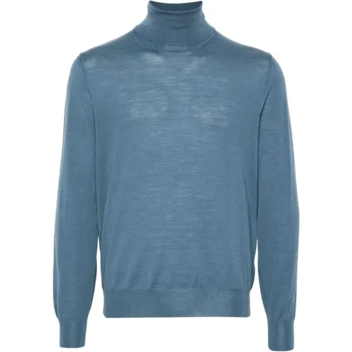 Merinowolle Rollkragenpullover , Herren, Größe: M - Canali - Modalova