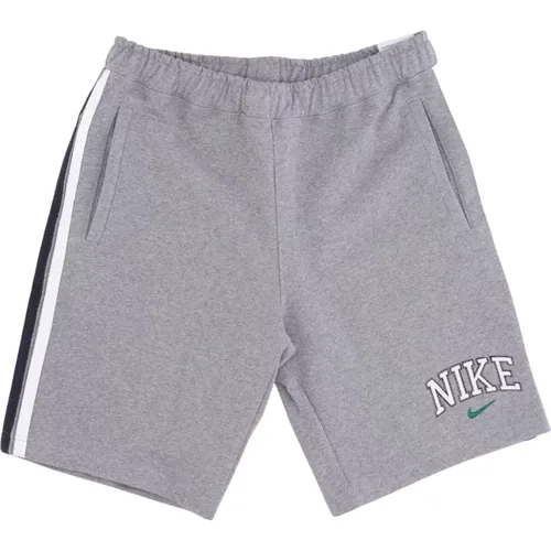 Retro Fleece Shorts Anzug , Herren, Größe: L - Nike - Modalova