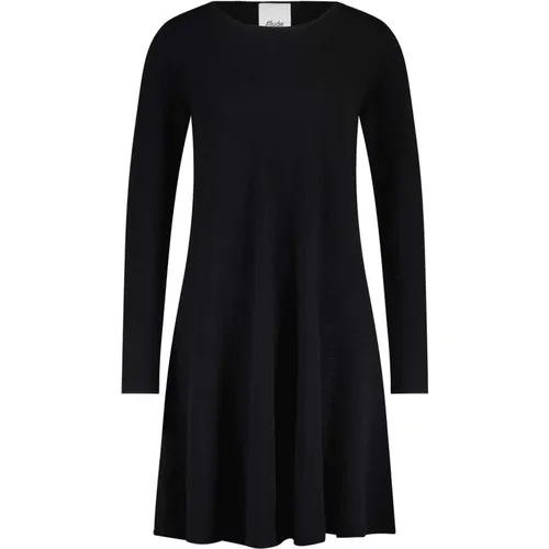 Knit Dress in Wool-Cashmere Blend , female, Sizes: M - allude - Modalova