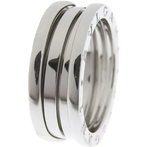 Pre-owned Silver rings , male, Sizes: ONE SIZE - Bvlgari Vintage - Modalova