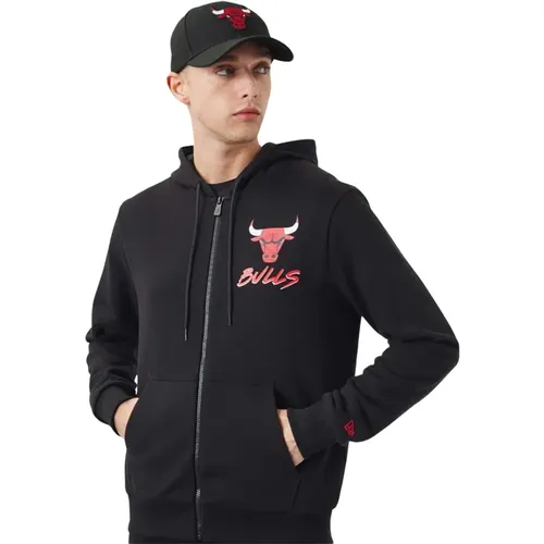 Chicago Bulls Nba Script Jacke - new era - Modalova