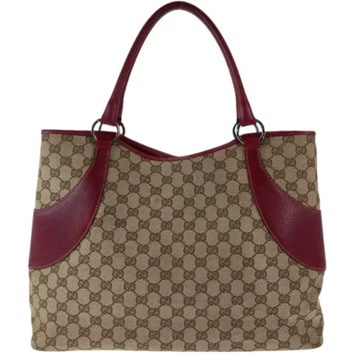 Pre-owned Canvas gucci-bags , female, Sizes: ONE SIZE - Gucci Vintage - Modalova