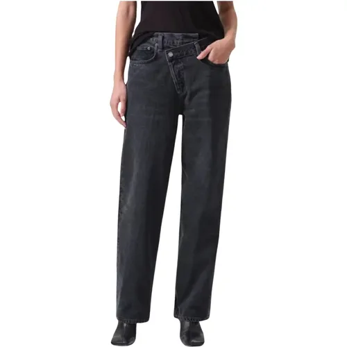 Classic Straight Jeans , female, Sizes: W25, W26 - Agolde - Modalova