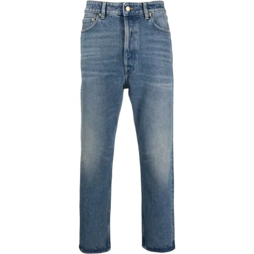 Modern Slim Fit Stone Jeans , male, Sizes: W30, W34 - Golden Goose - Modalova