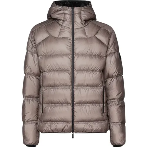 Ripstop Gepolsterter Mantel mit Kapuze - Moncler - Modalova