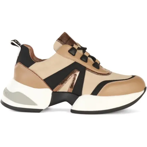 Chunky Marble Sneakers mit laminierten Einsätzen , Damen, Größe: 40 EU - Alexander Smith - Modalova