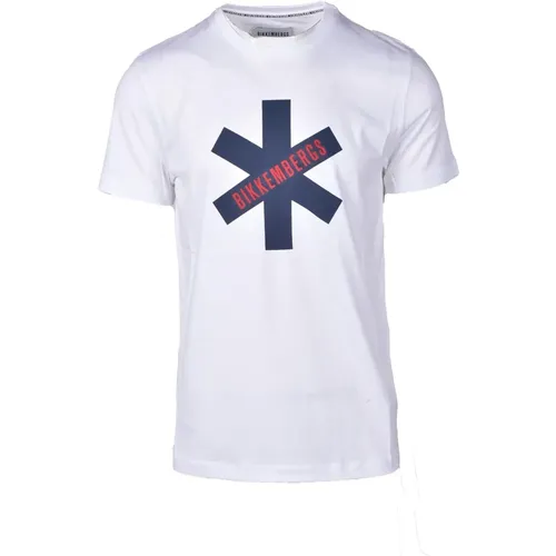 Stylish Cotton T-Shirt Collection , male, Sizes: L, 2XL - Bikkembergs - Modalova