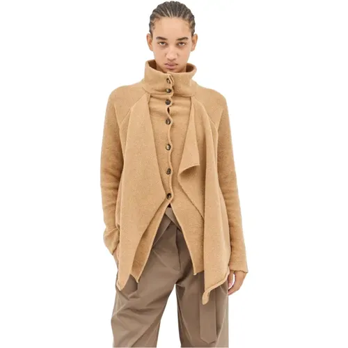 Wollmischung Lagen Cardigan , Damen, Größe: L - JW Anderson - Modalova