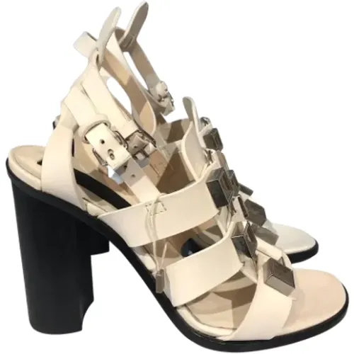 Pre-owned Leather sandals , female, Sizes: 4 UK - Proenza Schouler Pre-owned - Modalova