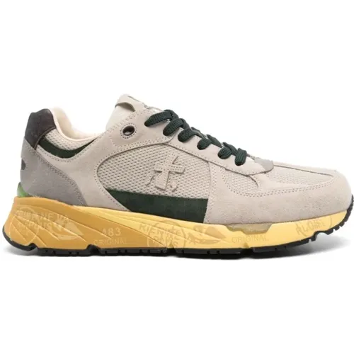 Grey Rubber Sneakers , male, Sizes: 9 UK, 6 UK, 10 UK, 7 UK, 8 UK - Premiata - Modalova