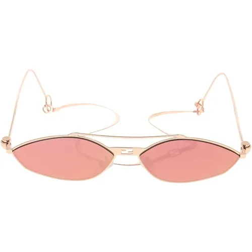 Stilvolle Sonnenbrille mit 57mm Linsenbreite , unisex, Größe: ONE Size - Fendi - Modalova