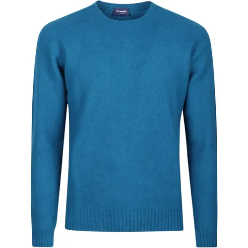 Round Neck Sweater , male, Sizes: XL, L - Drumohr - Modalova