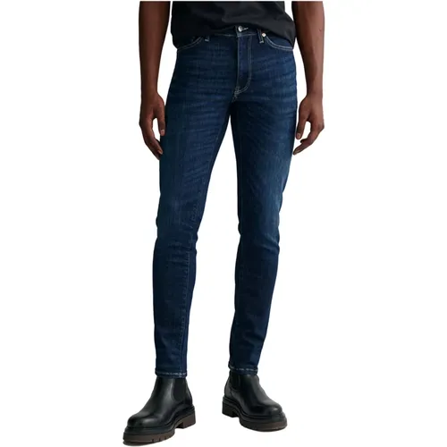 Extra Slim Active Recover Jeans , male, Sizes: W36 - Gant - Modalova